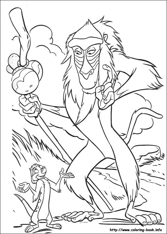 The Lion King coloring picture